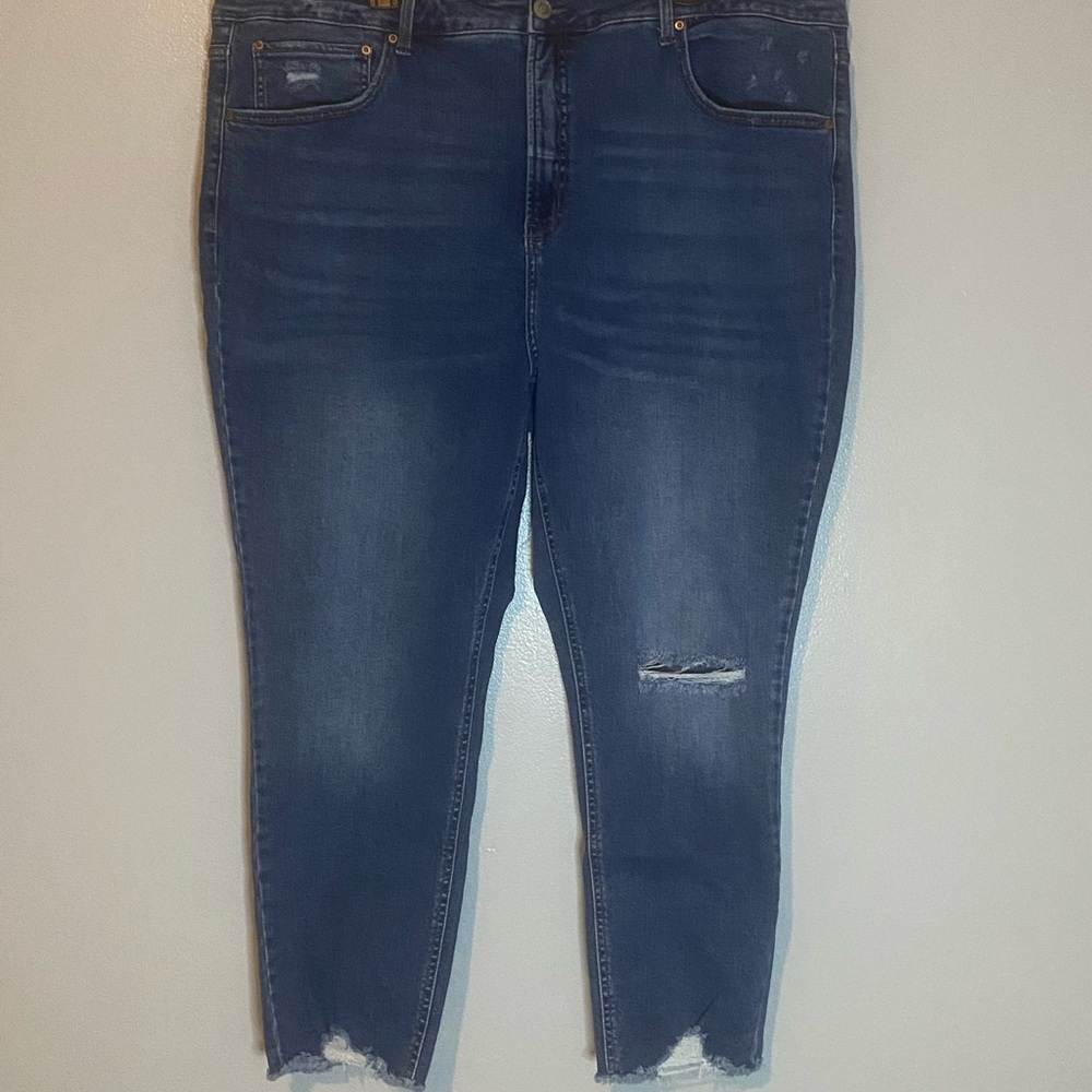 Terra & Sky new condition blue jeans , size 24 W
